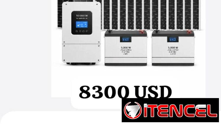 Kit solar EKo 10 Kw con transporte y montaje garantía 1 año