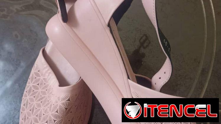 Zapatos de cuero natural rosado núm 39 traídos de Turquía
