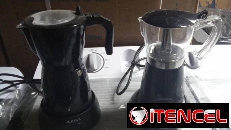 Cafeteras eléctricas 3 y 6 tazas, varias marcas, garantía y transporte 56194215