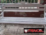 Banco de aluminio fundido