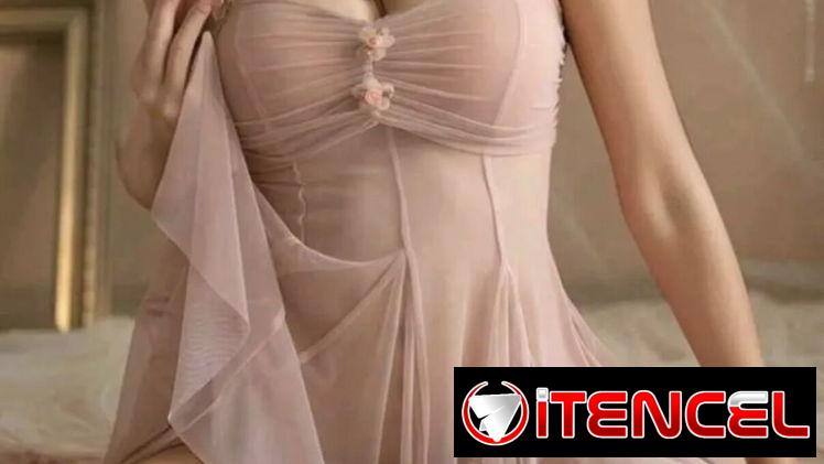 Conjunto de lencería rosa pálido