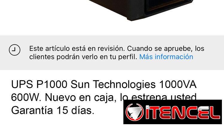 🔋Backups de 1000VA nuevos en caja, con garantía de 15 días.