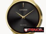 CITIZEN ECODRIVE STILLETO (AR3112-57E) DE 39MM , UNISEX EN ACERO INOXIDABLE DORADO Y CRISTAL DE ZAFIRO , NUEVO  58049738
