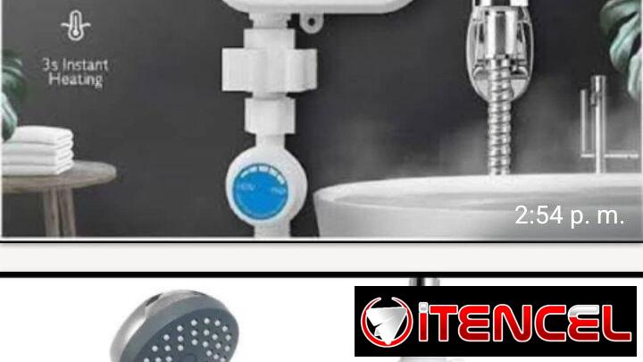 Calentador electrico con ducha,nueva en su caja,80 usd