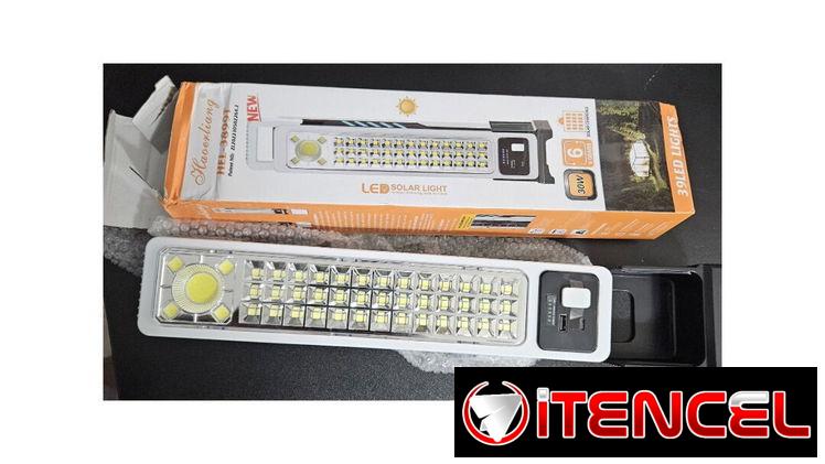 ❕𝑳𝒂𝒎𝒑𝒂𝒓𝒂 𝑮𝒓𝒂𝒏𝒅𝒆 𝙍𝙚𝙘𝙖𝙧𝙜𝙖𝙗𝙡𝙚 y 𝐒𝐨𝐥𝐚𝐫 de Led 𝐒𝐮𝐩𝐞𝐫 𝐋𝐮𝐳 Nueva En Su CAja 18𝗨𝗦𝗗