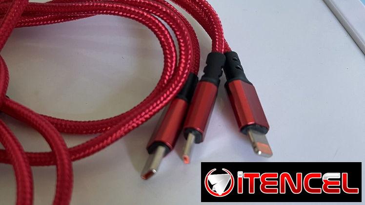 Tengo súper cable de carga trenzado y reforzado de metal 3 en 1 muy fuerte y duradero!!