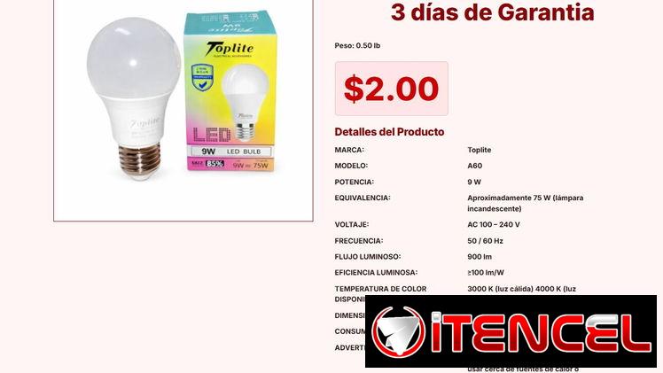 Versatilidad y brillo en el Bombillo LED 9W Toplite de temporada VPT#-0052