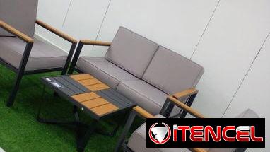 Juegos de terraza de estructura metálica