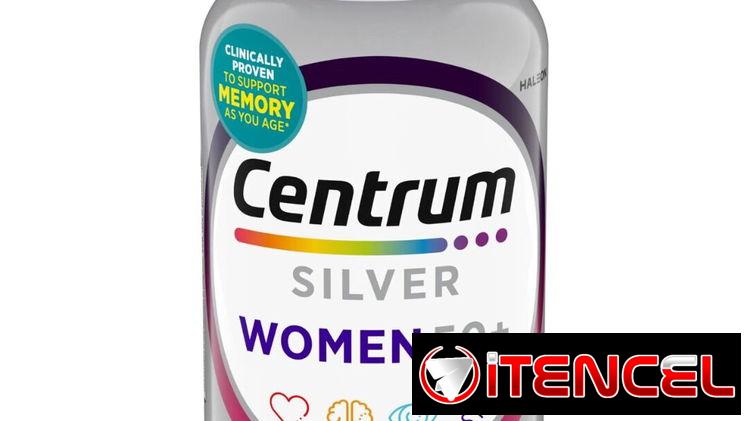 Centrum Silver para mujer mayor de 50 años  Multivitamínico pomo con 200 Unidades 28 USD