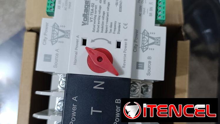 Tranfer automático para plantas electricas y estaciones de carga