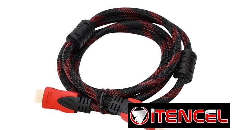 Cable enmallado HDMI a HDMI (HD Resolución 1920x1080p) de 3m. Nuevo en 5000 CUP