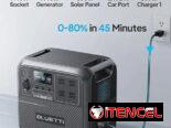 Bluetti AC180P Potencia 1800W  Pico Máximo 2700W  Capacidad 1440Wh  Entrada solar 500W