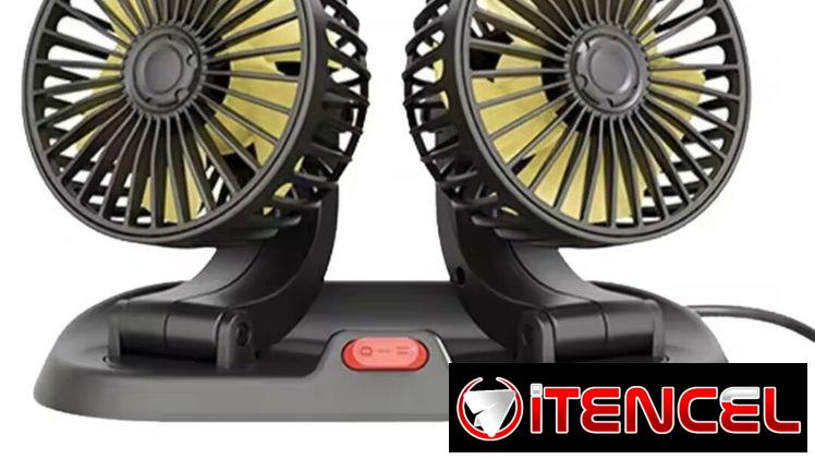 Ventilador Doble, nuevo de auto carro, de buen tamaño y buen tiro de aire