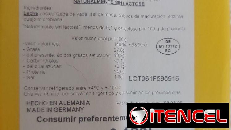 Queso Gouda Alemán 3kg