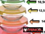 Set de bowls  con diseño de cristal.*Rebaja 3000 CUP**