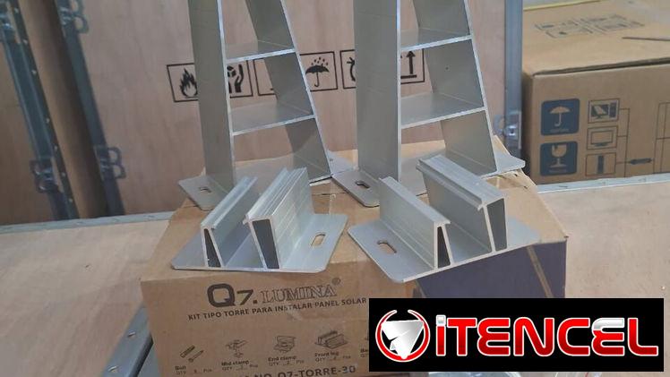 Kit tipo torre para instalar paneles solares