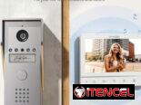 Timbre intercomunicador ,Videoportero con pantalla de 7 pulgadas , vision nocturna por cable video de alta calidad