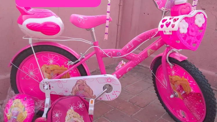 Bicicleta medida 20 con accesorios