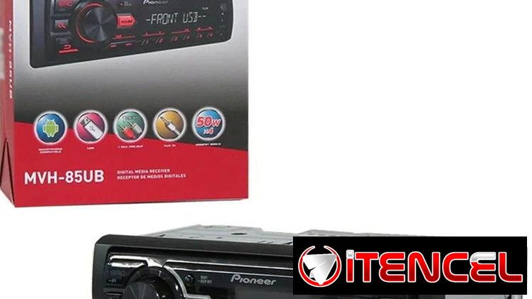 Reproductora Pioneer nueva en caja. Modelo MVH-85UB. Mensajería opcional por un precio adicional