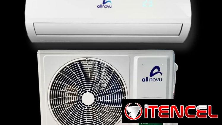 Split de 1 tonelada 110V inverter con todo, si, con todo los accesorios para instalarlo