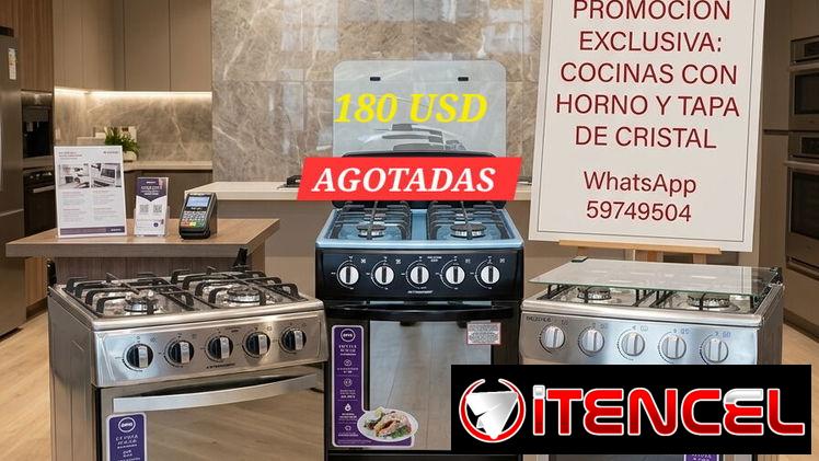 Cocinas de gas con Horno 4q