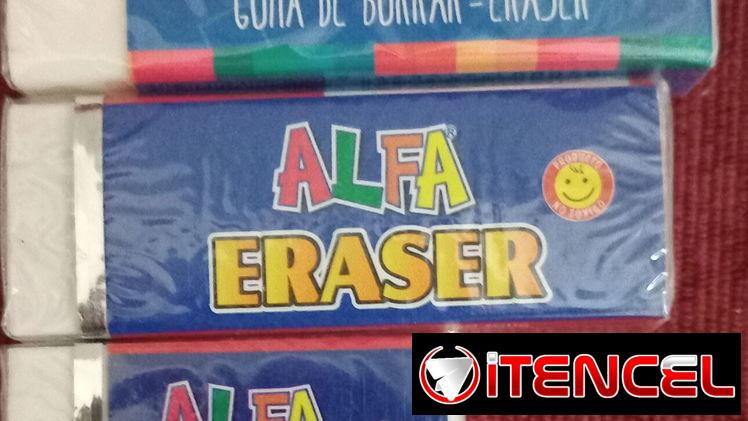Gomas de borrar diferentes tamaños