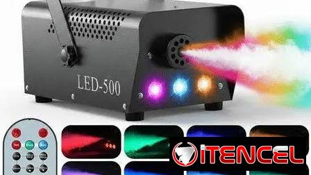 Luces de discotecas y máquinas de humo