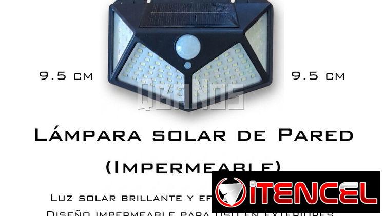 Lámpara solar de pared impermeable