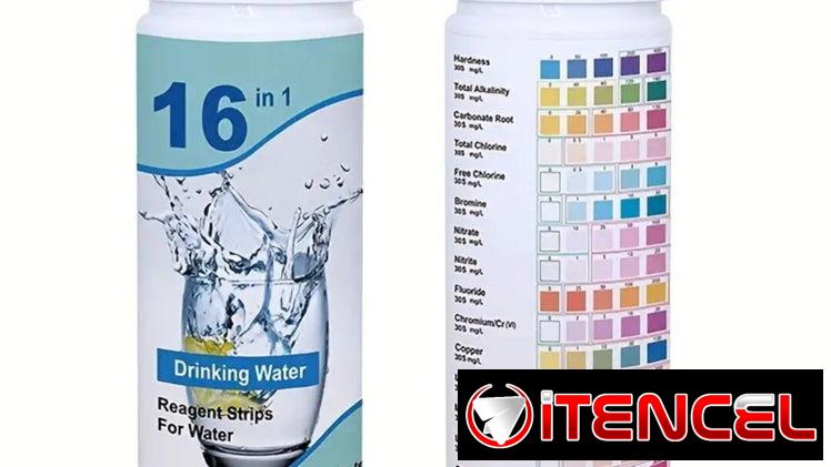 Test para agua de consumo, spa, piscina.