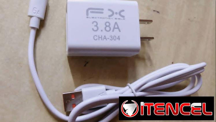 Combo de cargador y cable tipo C. Carga Rápida con cargador de 3.8A  Precio: 2200 mn