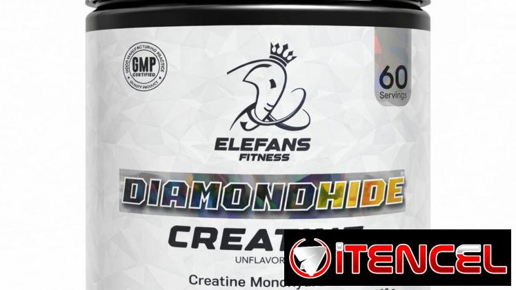 CREATINA MONOHIDRATADA + ELECTROLYTES DIAMONDHIDE (ELEFANS FITNESS) 300gr-60serv