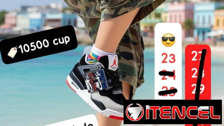 TENIS DE NIÑOS Y NIÑAS JORDAN RETRO 4 ROJO Y NEGRO