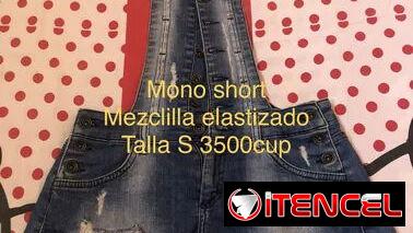 Shores  de mujer  . Sayas de mujer.  Mono Shor de mujer.