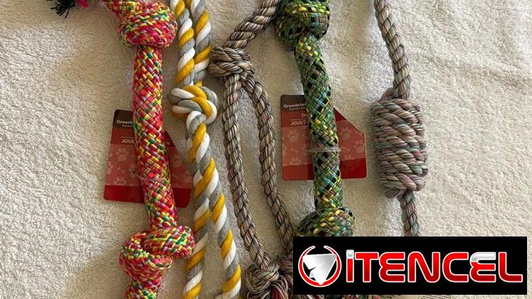 SOGAS PARA MORDER CON NUDOS JUGUETES PARA PERROS