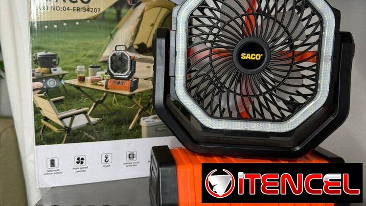 Ventilador Recargable SACO 8″