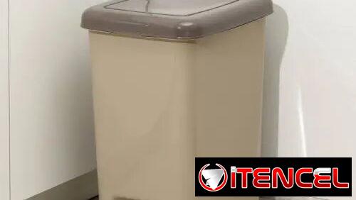 CESTO SLIM CON PEDAL 10 LT