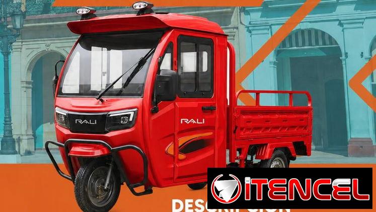 TRICICLO ELÉCTRICO RALY CARGO CON CABINA