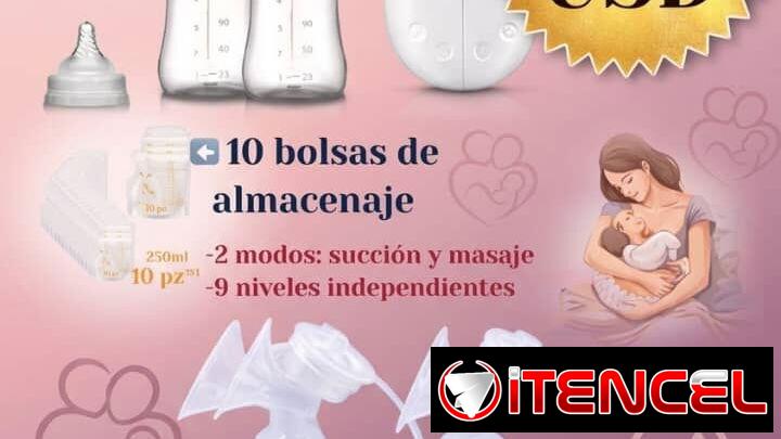 Extractores de leche materna.