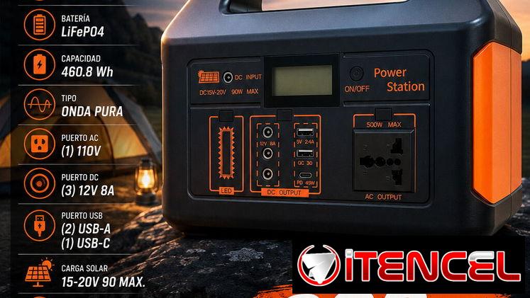 💡460WH💡ESTACIÓN DE ENERGIA EG010Li – 500W NOMINALES – 460 WH BATERIA. TL 54833699