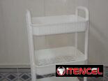 CARRITO ORGANIZADOR BLANCO CON RUEDAS 3 NIVELES* *PRECIO: 15 USD_vpt
