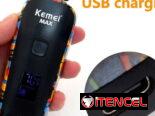 Máquinas de pelar recargables ,trimmer Kemei 2299/ max5090. Kemei Max 2092+ Max 5090