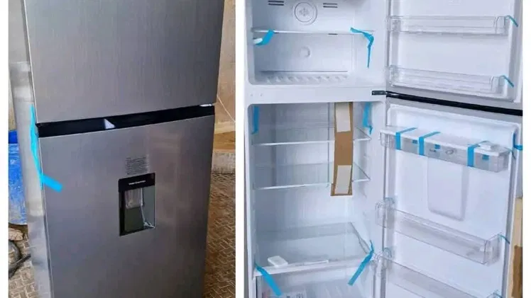 Refrigerador premium 14.8 pie con dispensador, mensajeria incluida en algunos lugares