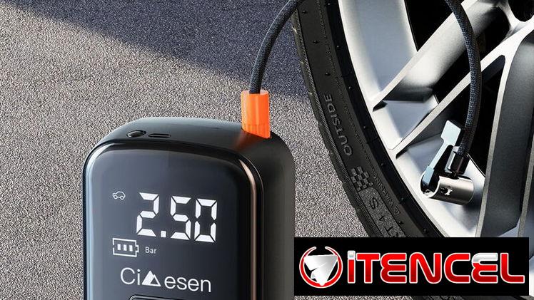Compresor de aire eléctrico portable con varias funcionalidades ( 50 USD)