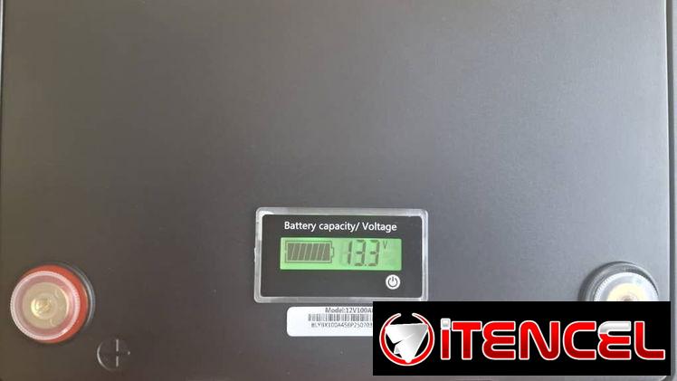*🔋 Batería LiFePO4 12V 100Ah . ⚡1280 Wh. Con pantalla indicadora del nivel de carga. Nuevas en caja sellada