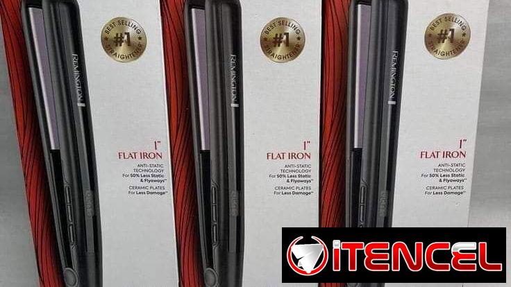 Plancha de pelo Remington cerámica 450° grados .  45 usd