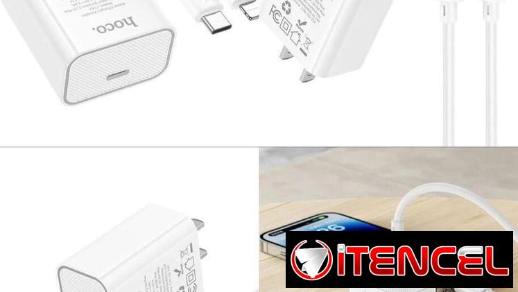 Cargador + cable Lightning para iPhone
