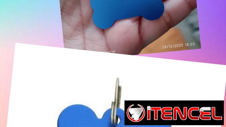 Chapillas identificadoras para mascotas,son de aluminio