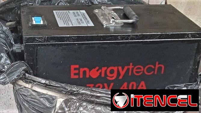 BATERIA DE LITHION DE 72V/40AMP CON DEFECTO.