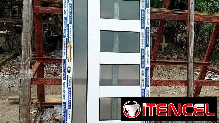 Puertas de aluminio para exteriores y interiores. Ventanas. Paños fijos. Mamparas de baños ect