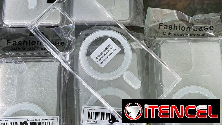 Forro transparente MagSafe anti caídas para Samsung del S20 al S24 ultra